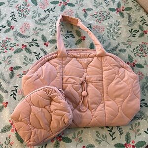 Vera Bradley Quilted Pink Women's Bag Set